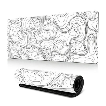 300 x 600 x 3mm Abstract Pattern Rubber Mouse Pad Non-Slip Large Mouse Mat