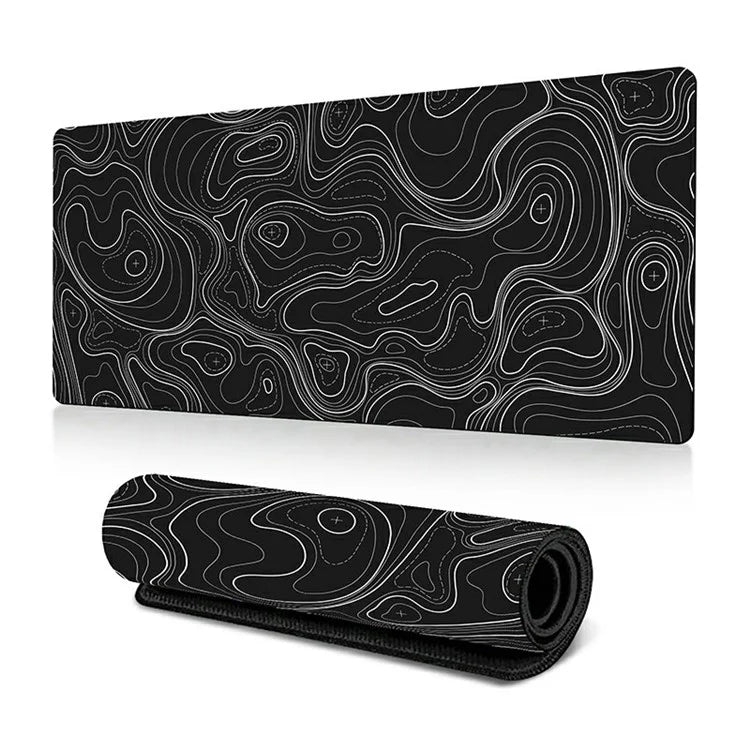 300 x 600 x 3mm Abstract Pattern Rubber Mouse Pad Non-Slip Large Mouse Mat