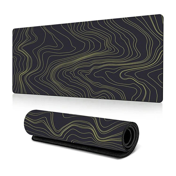 300 x 600 x 3mm Abstract Pattern Rubber Mouse Pad Non-Slip Large Mouse Mat