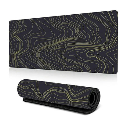 300 x 600 x 3mm Abstract Pattern Rubber Mouse Pad Non-Slip Large Mouse Mat
