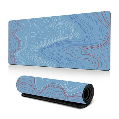 300 x 600 x 3mm Abstract Pattern Rubber Mouse Pad Non-Slip Large Mouse Mat