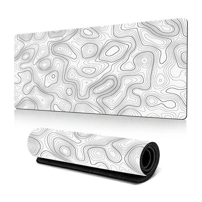 300 x 600 x 3mm Abstract Pattern Rubber Mouse Pad Non-Slip Large Mouse Mat
