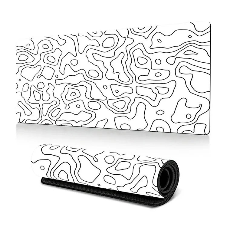 300 x 600 x 3mm Abstract Pattern Rubber Mouse Pad Non-Slip Large Mouse Mat