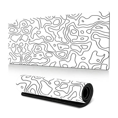 300 x 600 x 3mm Abstract Pattern Rubber Mouse Pad Non-Slip Large Mouse Mat