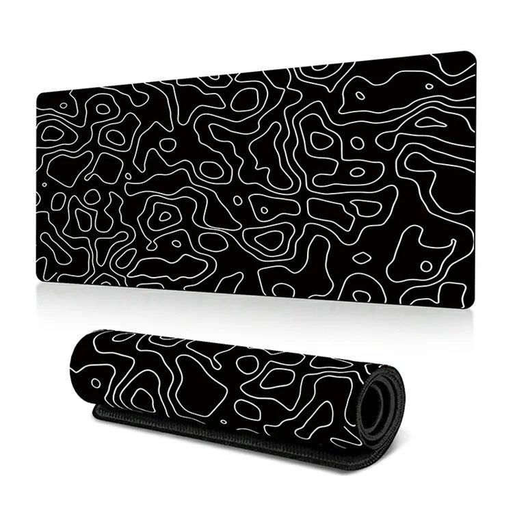 300 x 600 x 3mm Abstract Pattern Rubber Mouse Pad Non-Slip Large Mouse Mat
