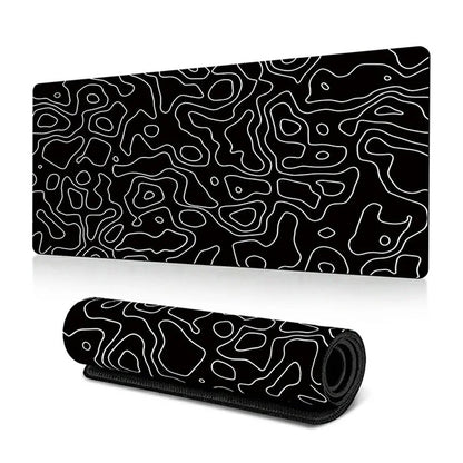 300 x 600 x 3mm Abstract Pattern Rubber Mouse Pad Non-Slip Large Mouse Mat