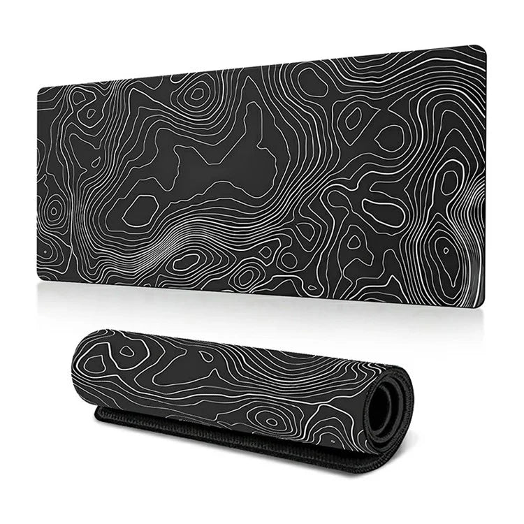 300 x 600 x 3mm Abstract Pattern Rubber Mouse Pad Non-Slip Large Mouse Mat