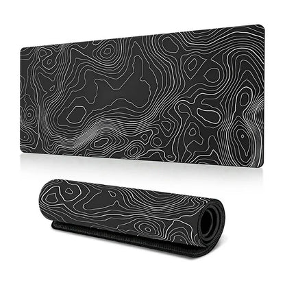 300 x 600 x 3mm Abstract Pattern Rubber Mouse Pad Non-Slip Large Mouse Mat