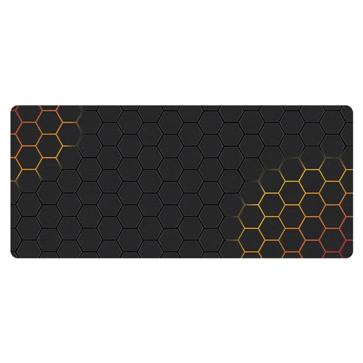 300x600x2mm Honeycomb Pattern Rubber Mouse Pad Anti-skid Computer Desktop Mat