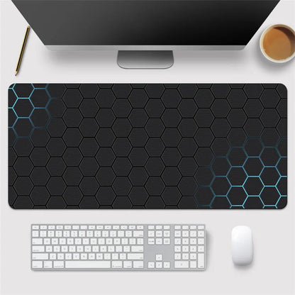 300x600x2mm Honeycomb Pattern Rubber Mouse Pad Anti-skid Computer Desktop Mat