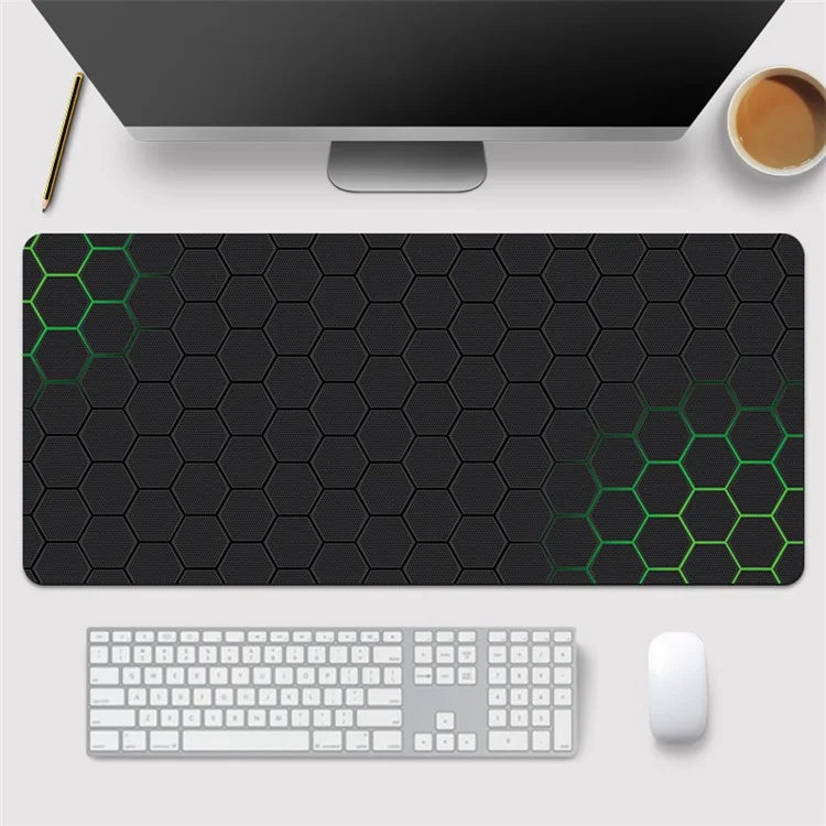 300x600x2mm Honeycomb Pattern Rubber Mouse Pad Anti-skid Computer Desktop Mat0