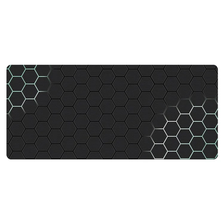 300x700x3mm Honeycomb Pattern Large Mouse Pad Anti-skid Rubber Desktop Mat
