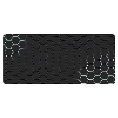 300x700x3mm Honeycomb Pattern Large Mouse Pad Anti-skid Rubber Desktop Mat