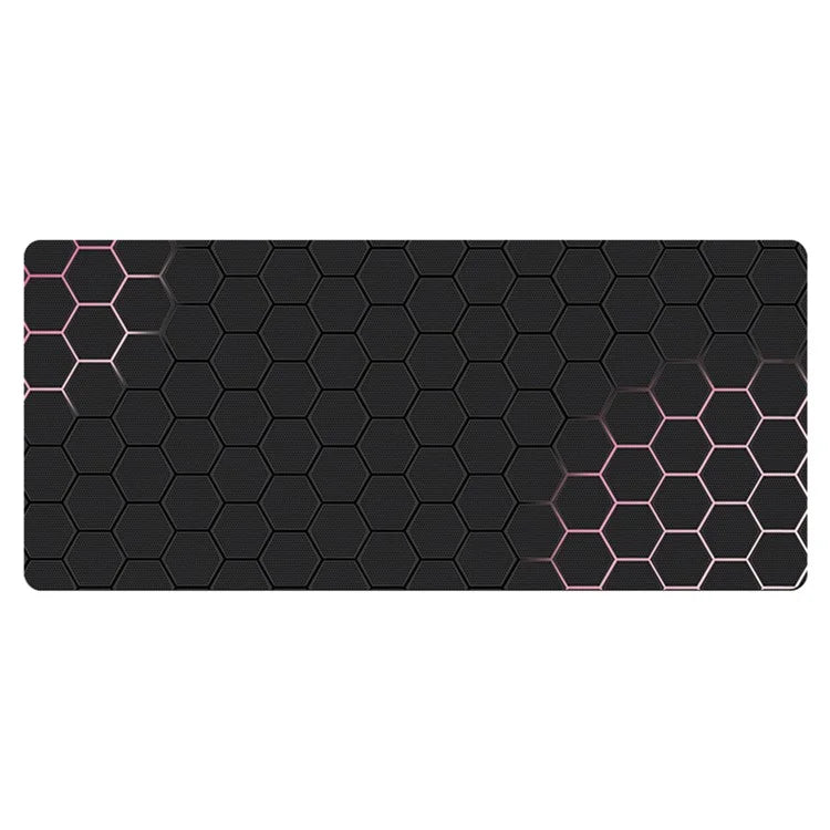 300x700x3mm Honeycomb Pattern Large Mouse Pad Anti-skid Rubber Desktop Mat