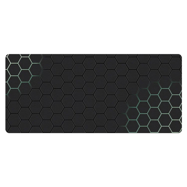 300x700x3mm Honeycomb Pattern Large Mouse Pad Anti-skid Rubber Desktop Mat