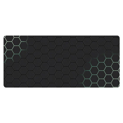 300x700x3mm Honeycomb Pattern Large Mouse Pad Anti-skid Rubber Desktop Mat