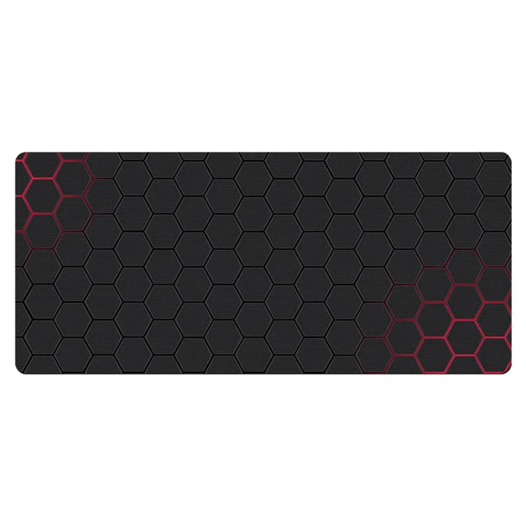 300x700x3mm Honeycomb Pattern Large Mouse Pad Anti-skid Rubber Desktop Mat
