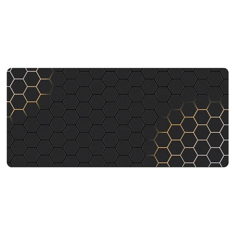 300x700x3mm Honeycomb Pattern Large Mouse Pad Anti-skid Rubber Desktop Mat