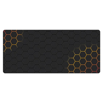 300x700x3mm Honeycomb Pattern Large Mouse Pad Anti-skid Rubber Desktop Mat
