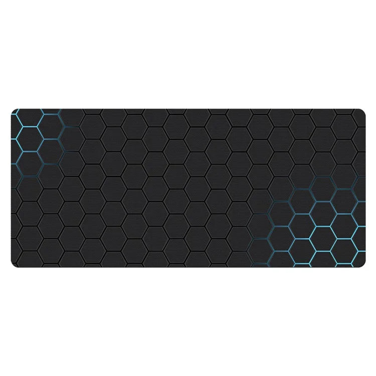 300x700x3mm Honeycomb Pattern Large Mouse Pad Anti-skid Rubber Desktop Mat