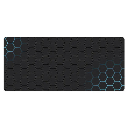 300x700x3mm Honeycomb Pattern Large Mouse Pad Anti-skid Rubber Desktop Mat