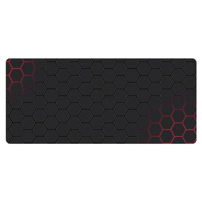 300x700x2mm Large Mouse Pad Honeycomb Pattern Anti-skid Rubber Desktop Mat