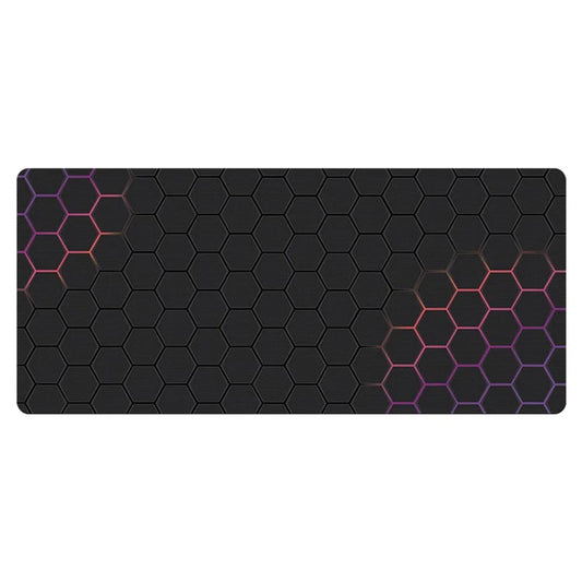 300x700x2mm Large Mouse Pad Honeycomb Pattern Anti-skid Rubber Desktop Mat2
