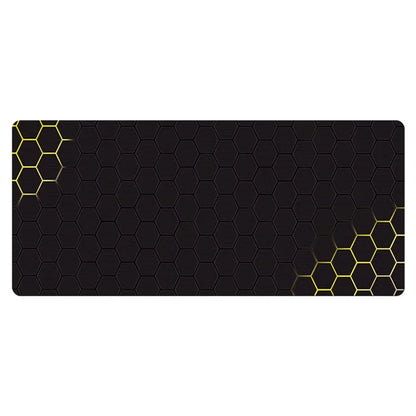 300x700x2mm Large Mouse Pad Honeycomb Pattern Anti-skid Rubber Desktop Mat2