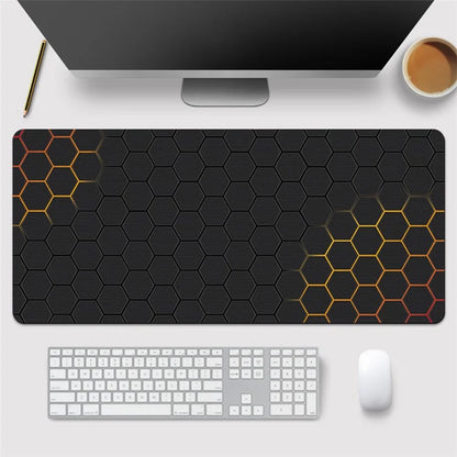 300x800x2mm Honeycomb Pattern Gaming Mouse Pad Computer Laptop Desktop Mat
