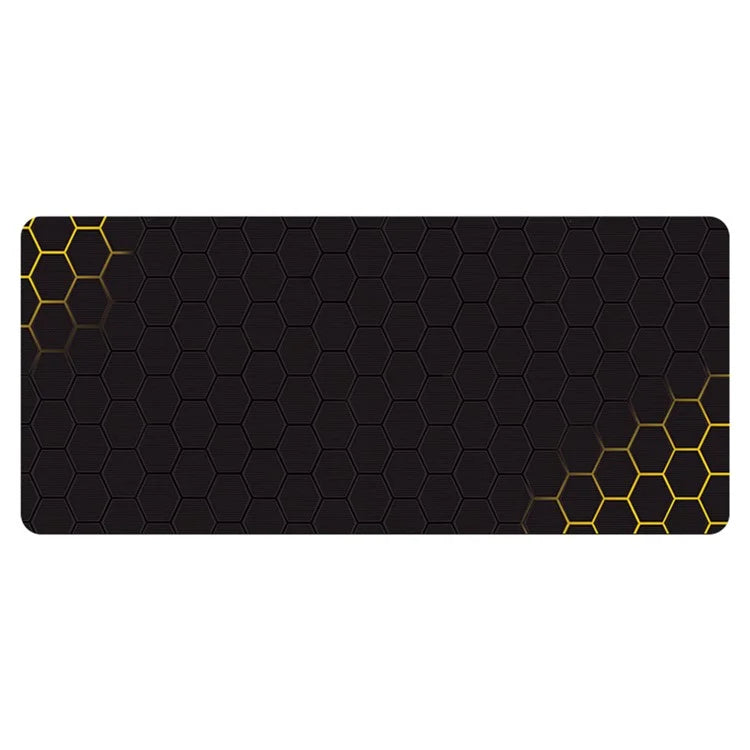 400x1000x3mm Anti-slip Rubber Mouse Pad Stylish Honeycomb Pattern Desktop Mat0