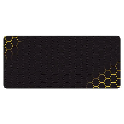 400x1000x3mm Anti-slip Rubber Mouse Pad Stylish Honeycomb Pattern Desktop Mat0