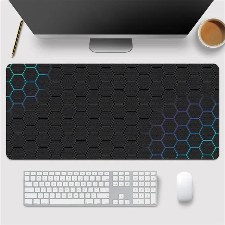 300x900x3mm Large Mouse Pad Honeycomb Pattern Computer Gaming Desktop Mat