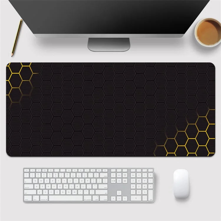 300x900x3mm Large Mouse Pad Honeycomb Pattern Computer Gaming Desktop Mat0