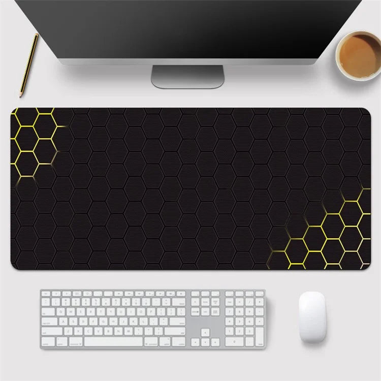 300x900x3mm Large Mouse Pad Honeycomb Pattern Computer Gaming Desktop Mat2