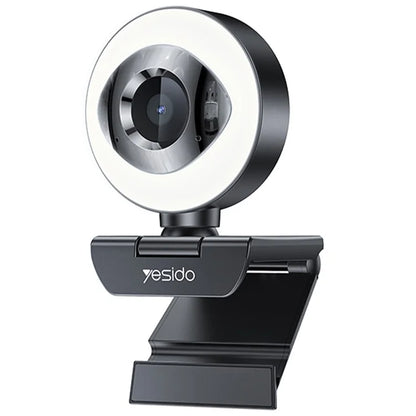 YESIDO KM20 USB Laptop Computer Camera 2K Zoom Webcam Live Streaming Web Camera