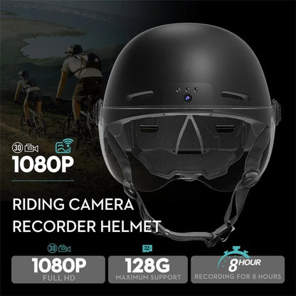 ANYTEK RAW2 Bicycle E-Bike Helmet Camera ABS+EPS Protection Helmet Integrated Video Recorder