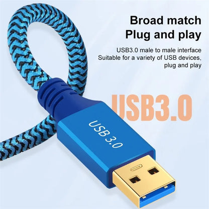 2m USB 3.0 Male to Male Cable Printer Hard Disk Box USB Extension Cable