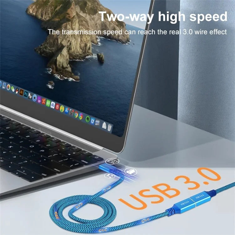 2m USB 3.0 Male to Male Cable Printer Hard Disk Box USB Extension Cable