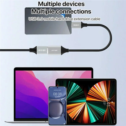 1m Type-C 3.0 to Micro B Male to Male Mobile Hard Disk Adapter Cable PVC Wire