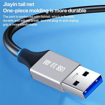 0.3m Plug and Play USB-A 3.0 to USB-B Square Port Male to Male Data Cable for Printer