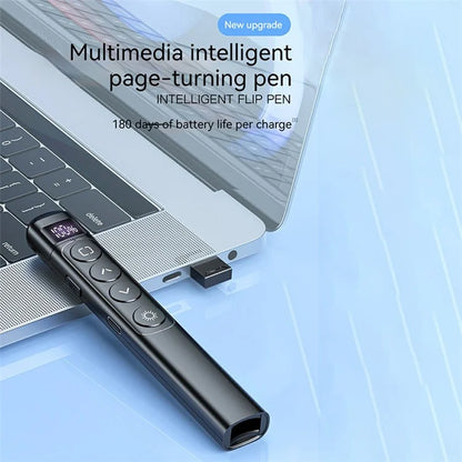 S7 Wireless PPT Remote Laser Pointer Powerpoint Office Presentation Page Turning Clicker