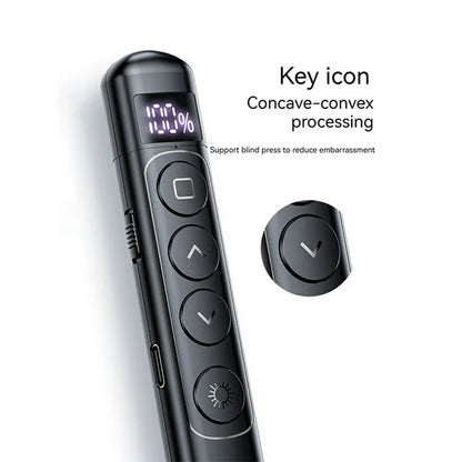 S7 Wireless PPT Remote Laser Pointer Powerpoint Office Presentation Page Turning Clicker