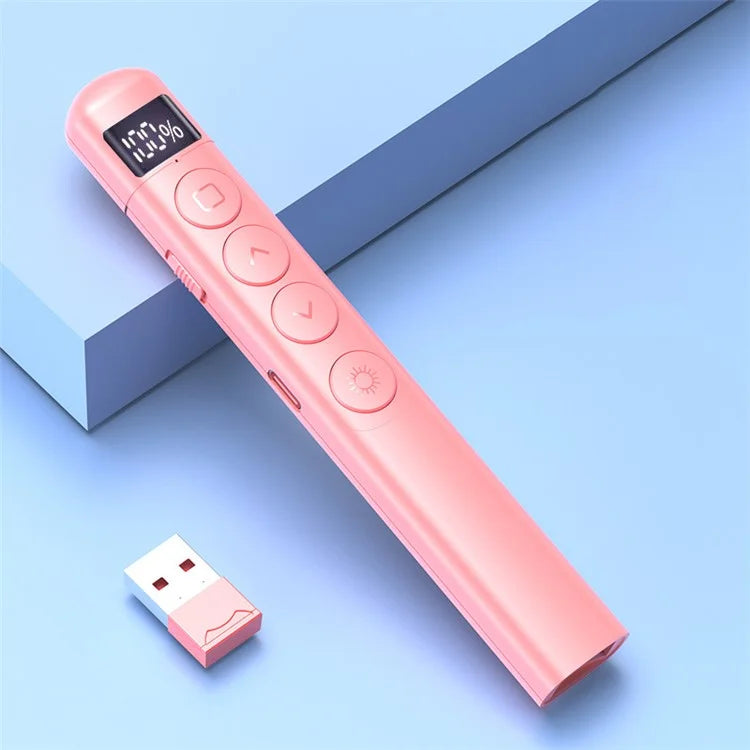 S7 Wireless PPT Remote Laser Pointer Powerpoint Office Presentation Page Turning Clicker