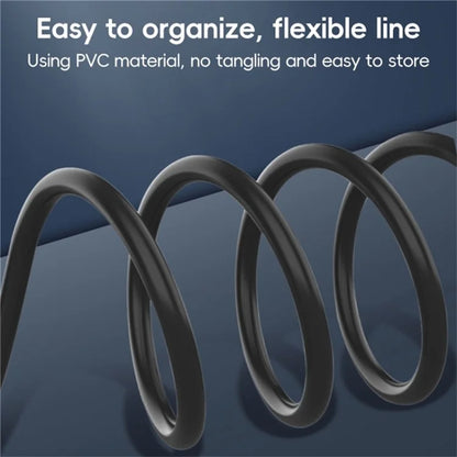 0.6m USB 3.0 Male to Male Mobile Hard Drive Box Data Cable Laptop Radiator Extension Cord, Black