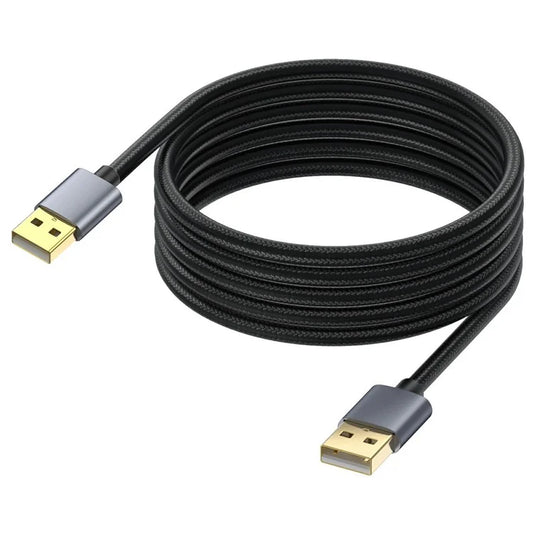 3m 480Mbps USB 2.0 Type A Male to Male Cable Extension Cord for Digital Camera Printer Scanner
