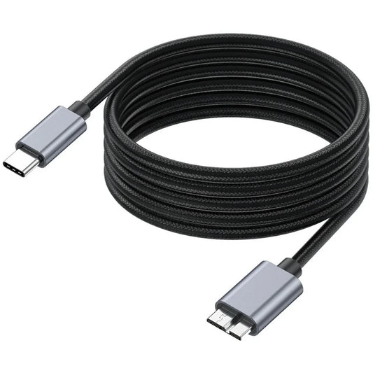 3m USB Type C to Micro B Cable Compatible with Seagate WD Westgate My Passport MacBook Pro / Ipad