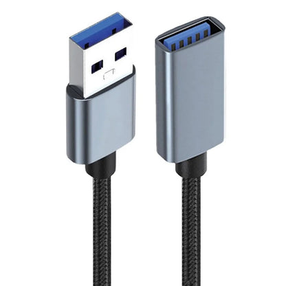 JUNSUNMAY 1m USB 3.0 Male to Female 2A Charging Extension Cord 5Gbps Data Transfer Nylon Cable