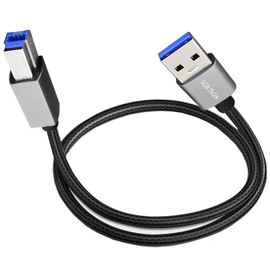 JUNSUNMAY 1m USB-A 3.0 Male to USB Type-B Male Printer Cable Computer Printing Cord