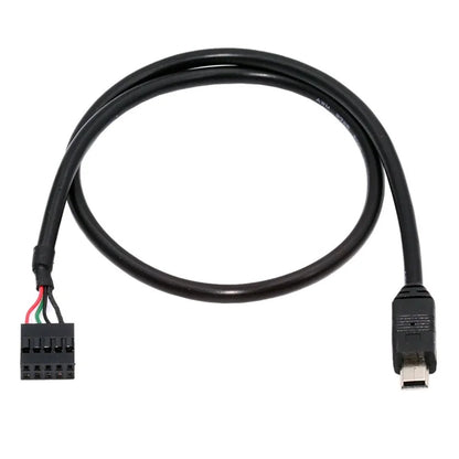 U2-018-MN 50cm USB 2.0 Motherboard 9Pin to Mini USB 5Pin Cable for Mini Monitor Sensor Panel Camera