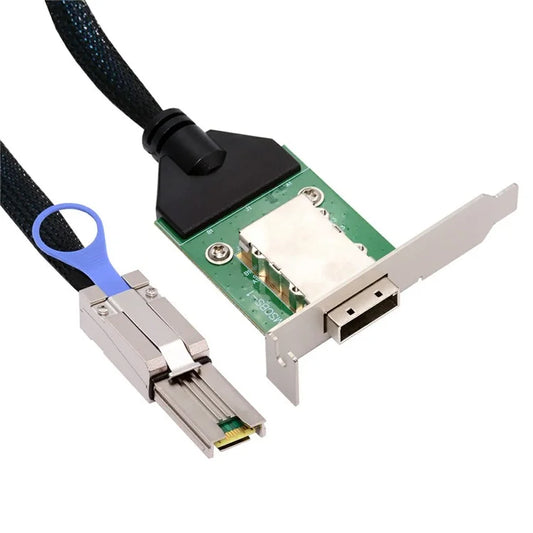 SF-083-26PIN 0.5m External Mini SAS SFF-8088 Male to Female Extension Cable